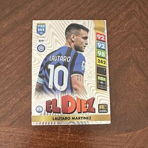 Lautaro Martinez EL DIEZ card #419 ⚽️⚽️⚽️⚽️